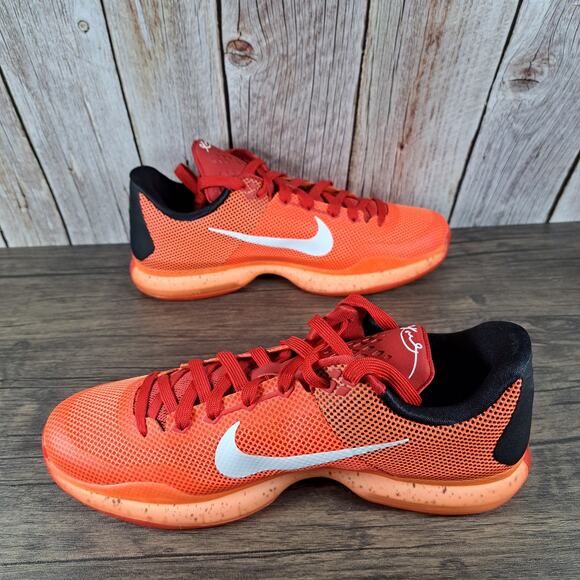 Nike Kobe x 10 Majors 705317-616 University Red Bright Crimson Hot Lava Mens 10 - Picture 5 of 9